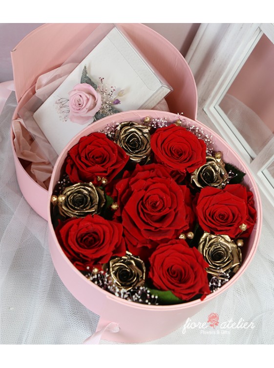 FLORAL ETERNAL ROSE GIFT BOX LOVE